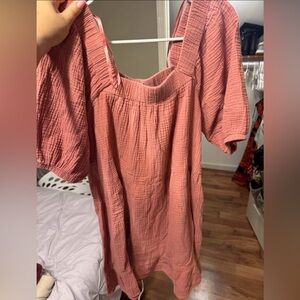 Wonderly Pink Textured Dress